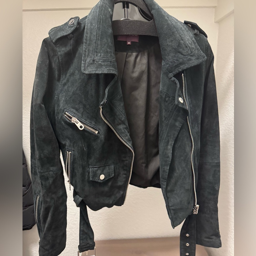 Leather Vigoss Moto Jacket (Size M)